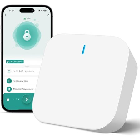 2025 Seneste Model Smart WiFi Gateway til Fjernbetjening, Bluetooth Gateway Smart Hub Kompatibel med Smart Life/Tuya App, Smart Bridge til