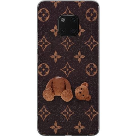 Yhteensopiva Puhelinkuori Huawei Huawei Mate 20 Pro Graafinen monogrammikuvio, jossa taiteellisesti muotoiltu nalle