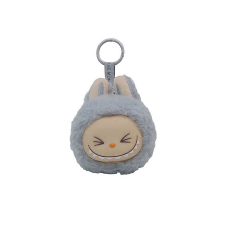 Anime Labubu Sittande 2nd Generation Lite Huvud Modell Leksak Söt Tecknad Monster Hängande väska dekoration