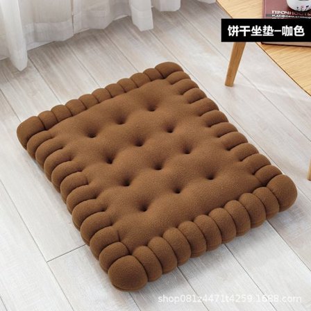 Kreativ kudde mjuk kexformad kudde klassisk kuddstol