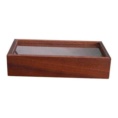 Skyggeboks Tørkede Blomster Ramme Tre Restaurant Tørkede Blomster Display Bord med Transparent Plate DIY Veggdekor Kreativ Tørket Blomster Ramme