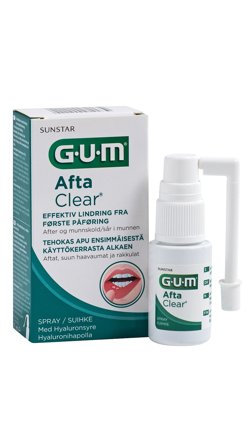 GUM Spray AftaClear v/Blister 15 ml, Medicin & Pleje, Mund & Tandpleje, Øvrig
