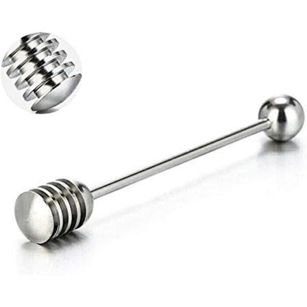 Honning- og Sirup-Dyppepinde Serveringsske Honningske 304 Rustfrit Stål DXGHC