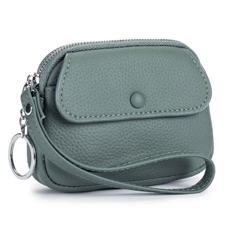 Kolikkokukkaro Timanttikuvioinen Lompakko VIHREÄ