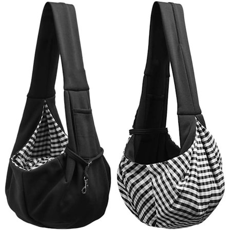 Sort kæledyrstaske, hundetaske, hundebærer til små hunde, vandtæt rejsetaske til katte og hunde, kæledyrsbærer med en bæreevne på 10 kg