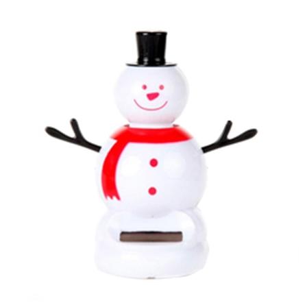 Solcellsdriven Dansande Prydnader Julgran Snögubbe Jultomte Älg Svingande Animerade Dansare Leksak h h