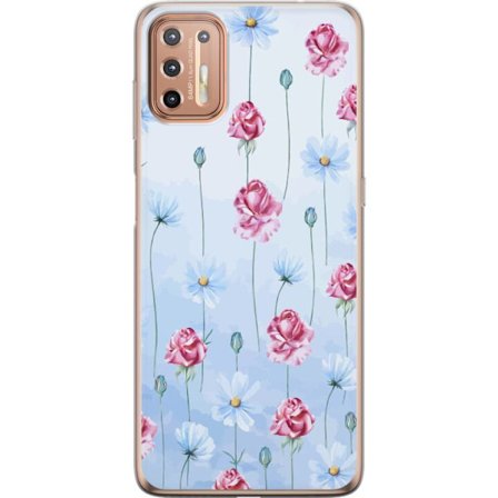 Kompatibel Mobilcover til Motorola Moto G9 Plus Petal Reverie Sky Blue