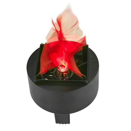 LED-lampa med dynamiskt eldslågeffekt, lampsimulering