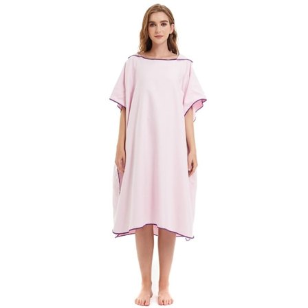 Unisex hupullinen pyyhe Poncho PINK