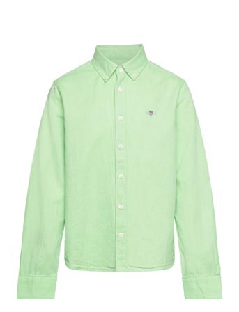 Shield Oxford Bd Shirt GANT Green