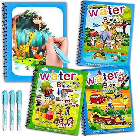 Piirustusvärityskirjat lapsille Taikavesikirja lyijykynällä 2–4-vuotiaille lapsille Opi koulutus Hymy