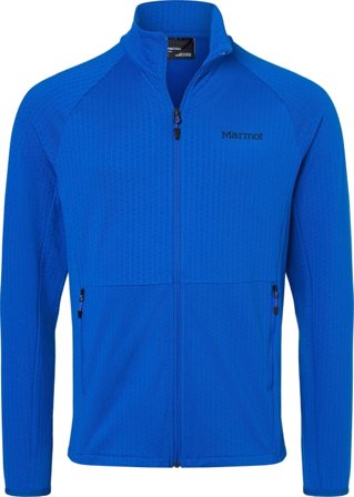 Marmot Men ́s Leconte Fleece Jacket Men long-sleeved training tops Blue S
