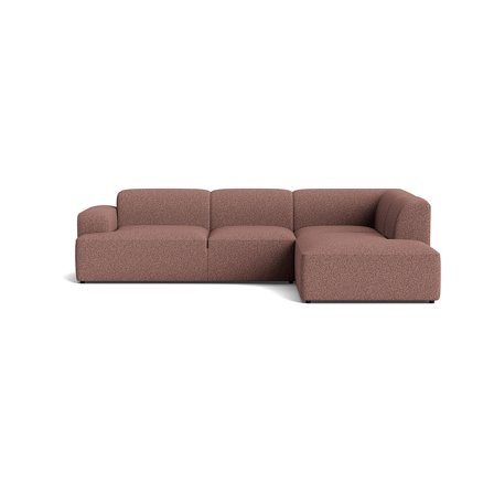 Madrid hjørnesofa, højrevendt - Puente Terracotta/Beige - 297x219x75 - Sofa, hjørnesofa