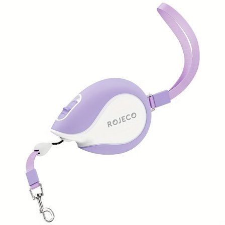 ROJECO Automatisk Rulleline til Hund Udtrækkelig Reb Hundesnor til Gåture Små Store Hunde Snor Hunde Tilbehør, 3m[D]