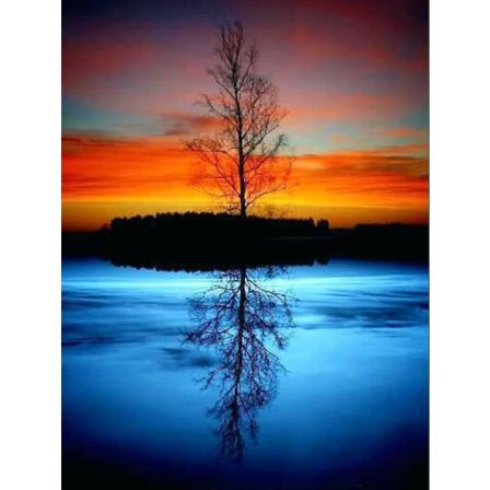 30x40cm 5D DIY Diamantmaleri Full,P#Serie Landskapsbilder