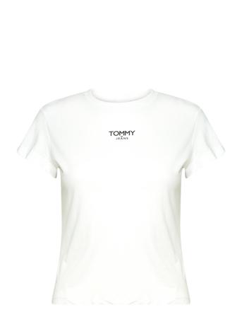 Tjw Bby Essential Logo 1 Ss T-shirts & Tops Short-sleeved Hvit Tommy Jeans*Betinget Tilbud