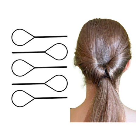 5x Hår topsy tail verktyg