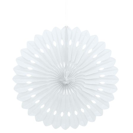 Hengende Honeycomb Vifter Hvite