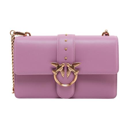 Pinko Shoulder Taske Pink, Dame Skuldertasker, Størrelse: ONE Size