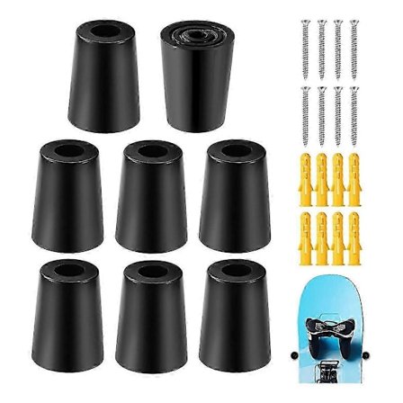 8 stk. ski rack vertikal vægmontering til ski