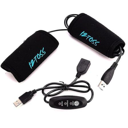 Kryc-oppvarmede styrehåndtak Motorsykler Oppvarmet grep Usb styrevarmer dekker varmere med bryterkontroll for universelle motorsykkeltilbehør