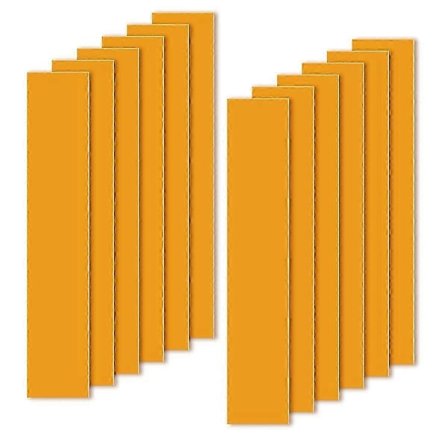 12 stk. Zero Gap træbearbejdnings tape til præcisionssnit med geringssav, Zero Clearance indsats