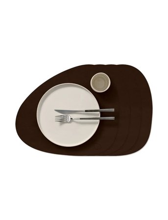 LIND DNA | 4-Set Table Mat Curve Nupo | 37X44CM