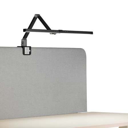 Skrivbordslampa SCREENLITE, LED, skärmfäste, svart