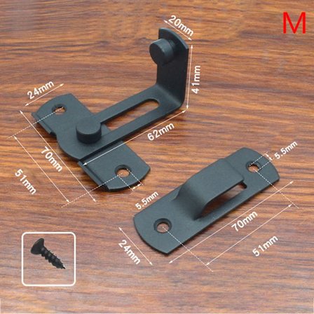 Lav dør støpt stål krok sperre lås dekorasjon rett vinkel Sli - Perfet V