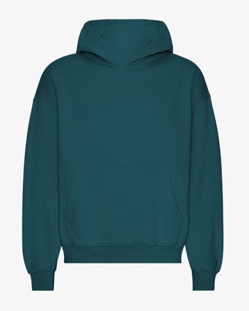 Organic Oversized Hood - Ocean Green XS