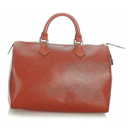 Louis Vuitton Vintage, Pre-owned Handbag Bruin, Dames, Maat:ONE Size,leather