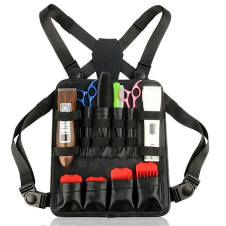 Professionell hårstylist verktygsväska, Chest Rigs Bag Vest