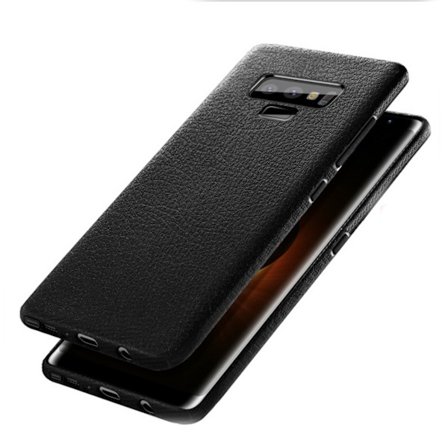 Samsung Galaxy Note 9 Mobile Shell Musta nahka