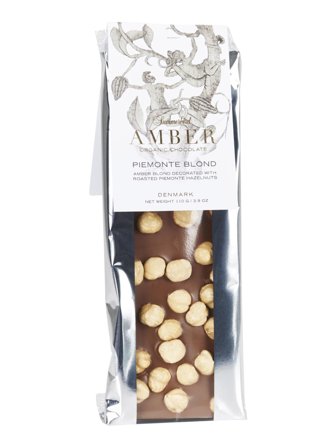 SummerbirdOrganic Amber chocolate 43% with hazelnuts 110.0g