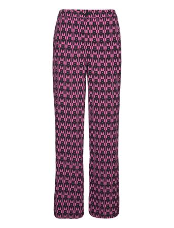 Borysmd Print Pants Byxa Med Raka Ben Multi/mönstrad Modström