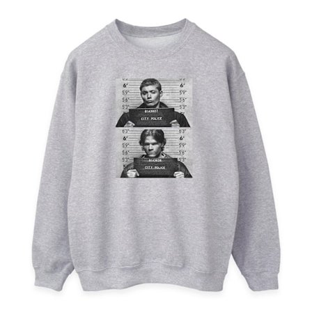 Supernatural Dam/Damer Winchester Mugshot Sweatshirt M Värme