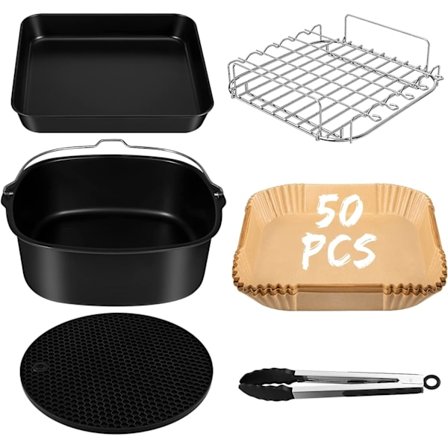 Airfryer varmluftsfritøsetilbehør passer kun til COSORI 5,5L, xxl 5,5