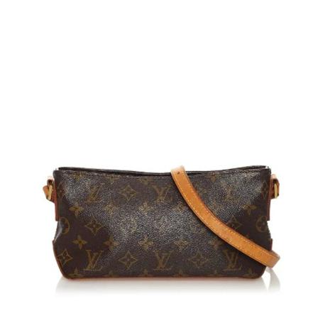 Louis Vuitton Vintage Pre-owned Canvas crossbody-Tass , Bruin , Dames , Maat: ONE Size Vintage Tassen