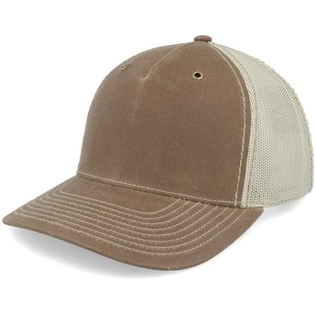 Richardson - Brun trucker Caps - 112wh Hawthorne Split Buck/Khaki Trucker @ Hatstore