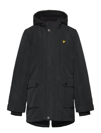 Fleece Lined Padded Coat Black Lyle & Scott