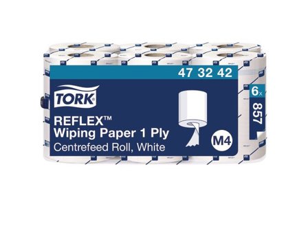 TORK Torkrulle Reflex M4 vit 6/fp - Lyreco - Städ och hygien - Toalettpapper och torkpapper - Torkrullar
