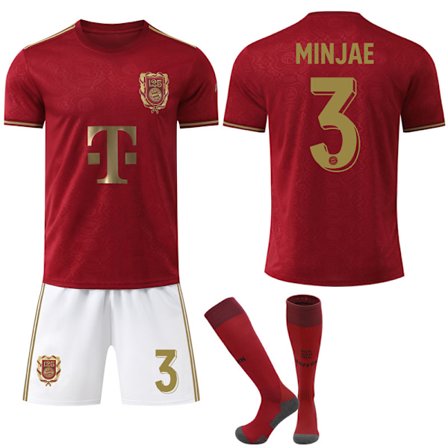 2025-2026 Bayern München 125-årsjubileumsutgåva Tröjor Barn Vuxen Fotbollströja No.3 MINJAE