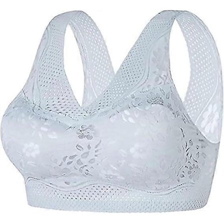 Ortopedisk BH for kvinner, anti-henge-BH for eldre kvinner, holdningskorrigerende BH, pustende push-up BH - Xin Grey_ma