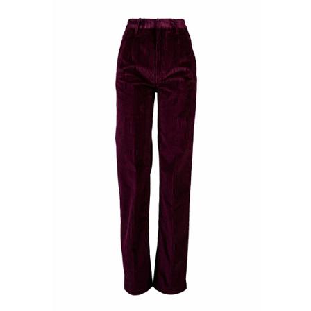 Dondup, Tapered Trousers Rood, Dames, Maat:W26