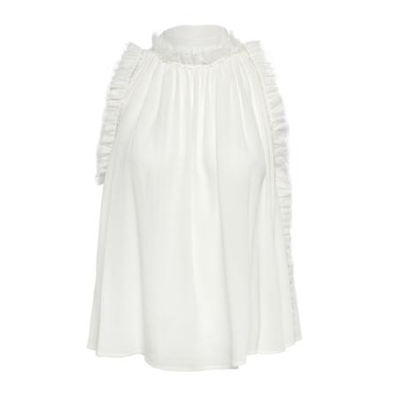 Balmain Blouses vit, Dam, Dam, Storlek: S