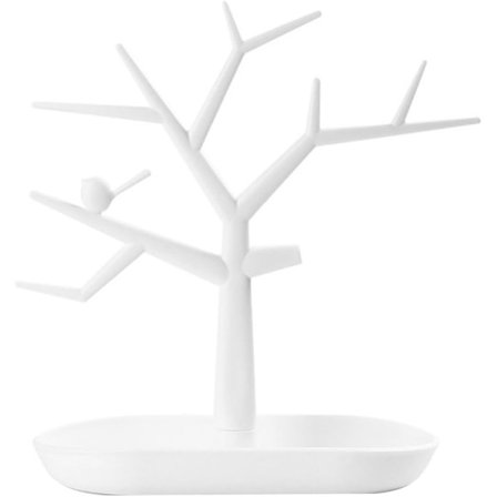 Træ Smykkeholder Organizer Display Stativ til Øreringe Ringe