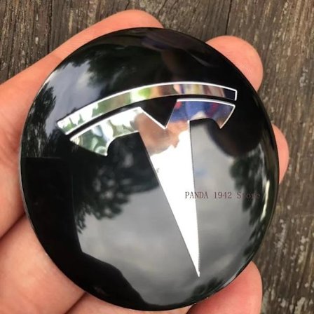 4 stk. hjulkapsler senterdeksel emblemer klistremerke for Tesla Model 3 Y S X flere farger