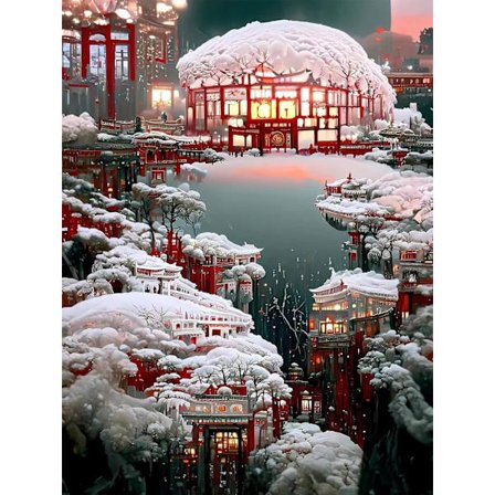 5D Diamantmalerisett, DIY-bilder Maleri etter tall for voksne