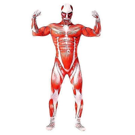 Deluxe Titan Cosplay Anime Attack On Titan Kostym Uniform Halloween Kostym För Vuxen-Yvan-lingling}