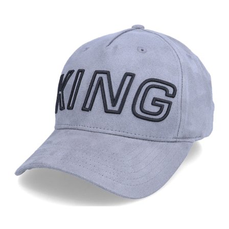 King Apparel - Grijs adjustable Cap - Aldgate Curved Peak Stone Adjustable @ Hatstore